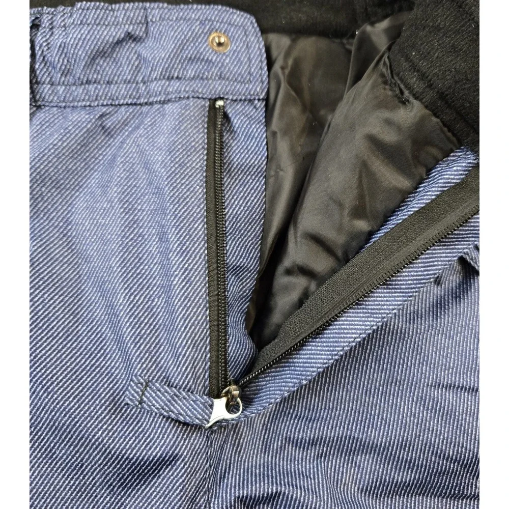 CB Boy's Ski Snow Pants Adjustable Waist Elastic Ankle Pockets Galore Size 10 - Picture 9 of 14